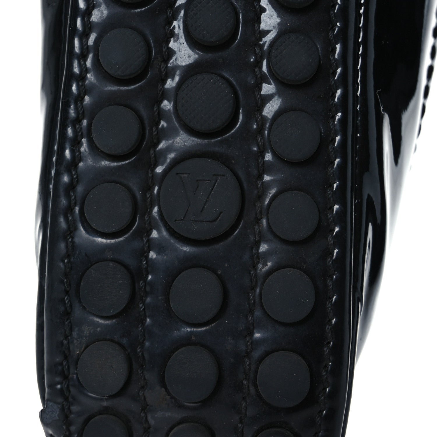 Louis Vuitton Patent Calfskin Oxford Ballerina Flats 38.5 Black 8 of 13