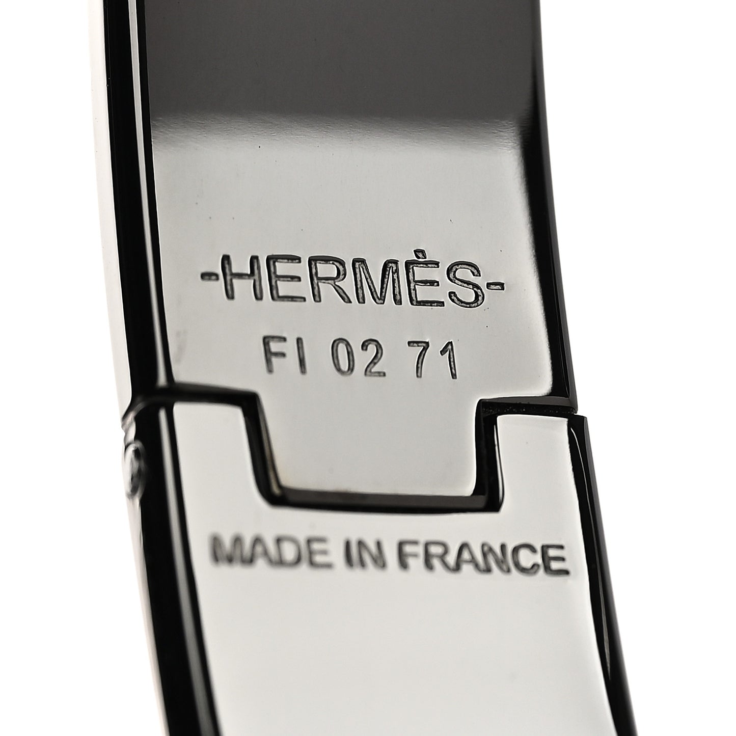 Matte Enamel Narrow Clic Clac HH Bracelet T6 So Black