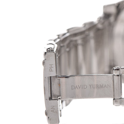 David Yurman Stainless Steel Diamond Bezel Mother of Pearl 38mm Classic Quartz Watch 7 of 8