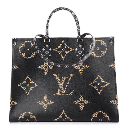 Louis Vuitton Monogram Giant Jungle Onthego GM Black 1 of 13