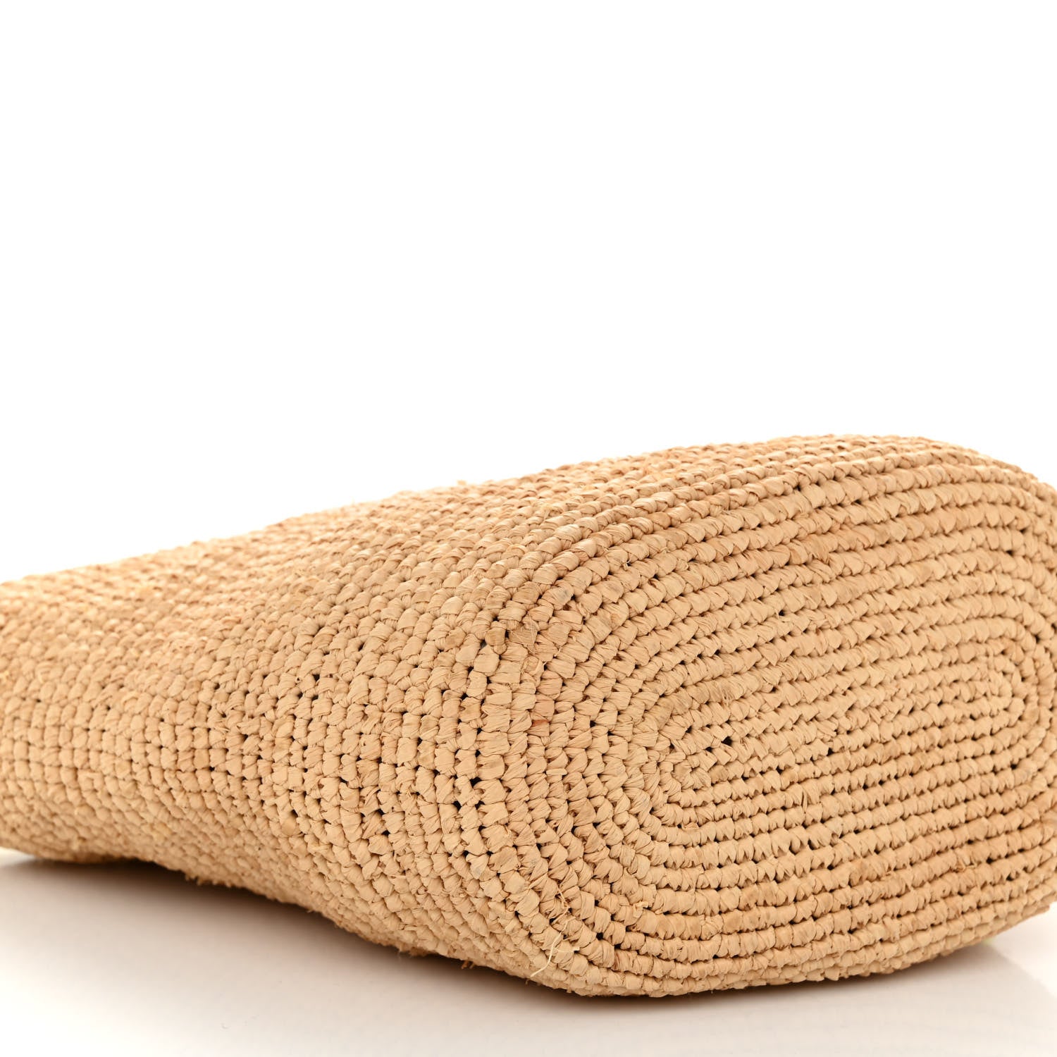 Loewe Raffia Crossbody Bag Natural Neon Yellow 8 of 9