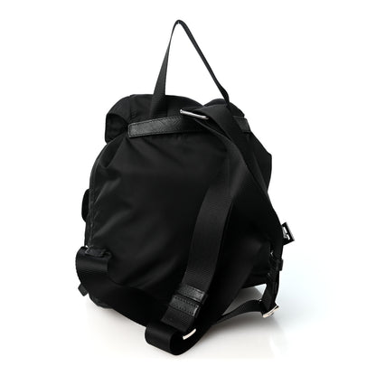 Prada Re-Nylon Vela Saffiano Small Backpack Black 2 of 9