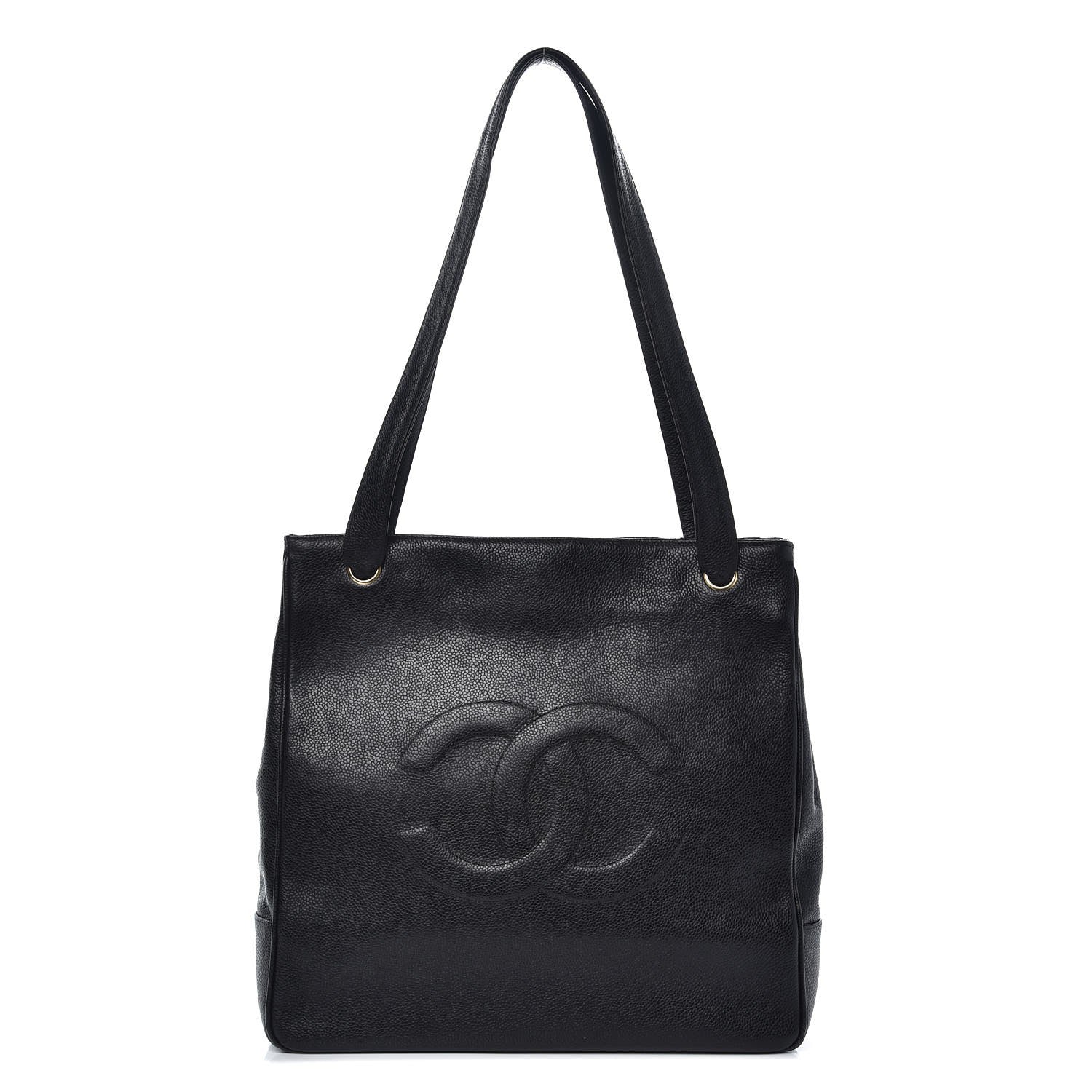 Chanel Caviar CC Tote Black 1 of 10