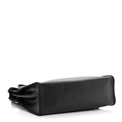 Hermes Toile H Berline Vache Hunter Herbag Zip PM 31 Black Ecru 5 of 14