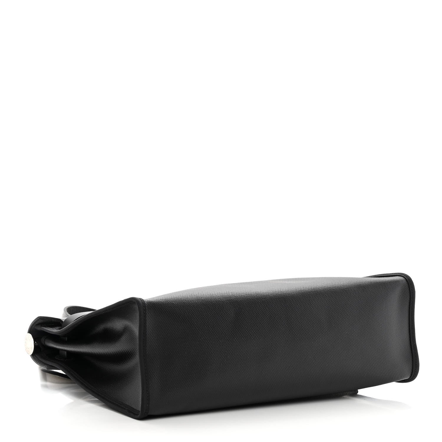 Hermes Toile H Berline Vache Hunter Herbag Zip PM 31 Black Ecru 5 of 14