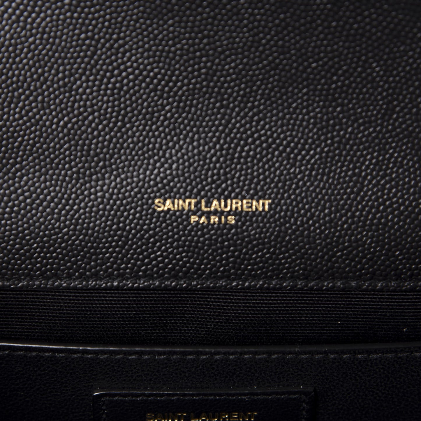Grain De Poudre Medium Classic Monogram Kate Satchel Black