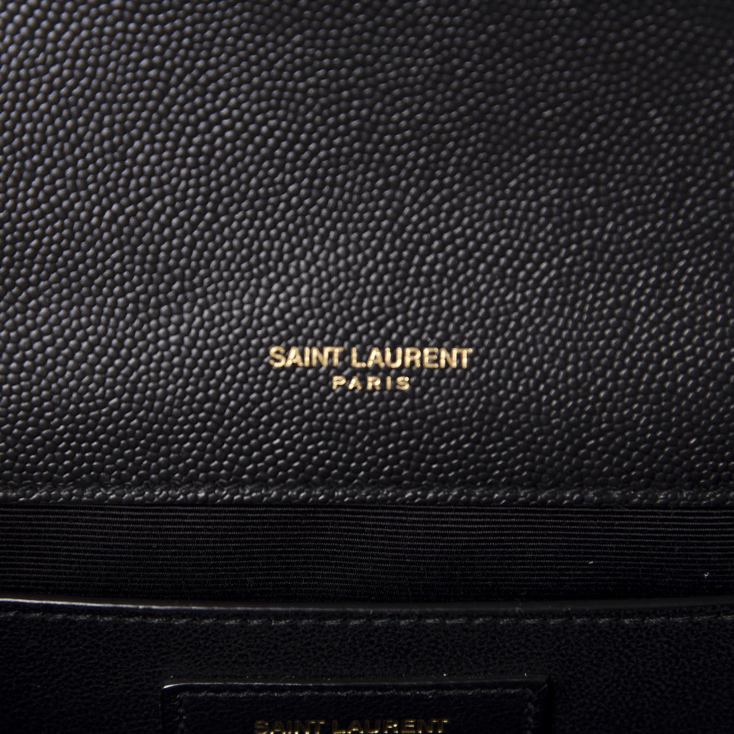 Saint Laurent Grain De Poudre Medium Classic Monogram Kate Satchel Black 8 of 11