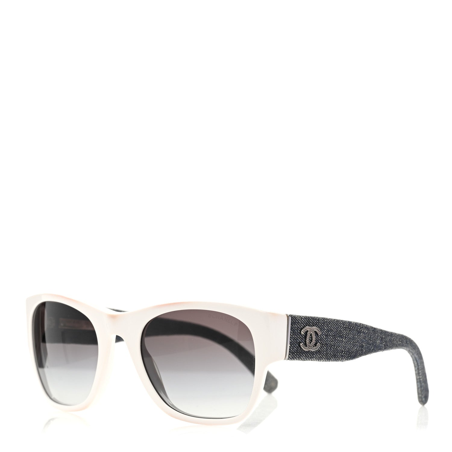 Chanel Acetate Tweed CC Sunglasses 5162 Grey 1 of 9