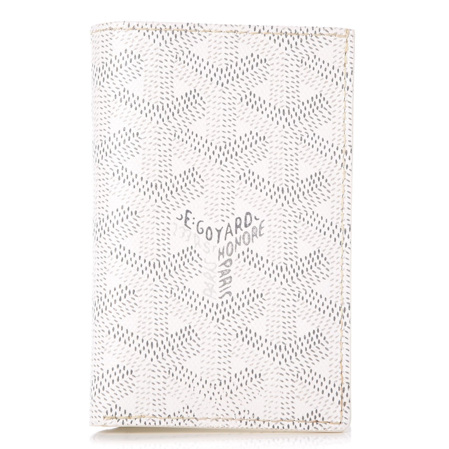 Chevron Saint Pierre Card Holder White