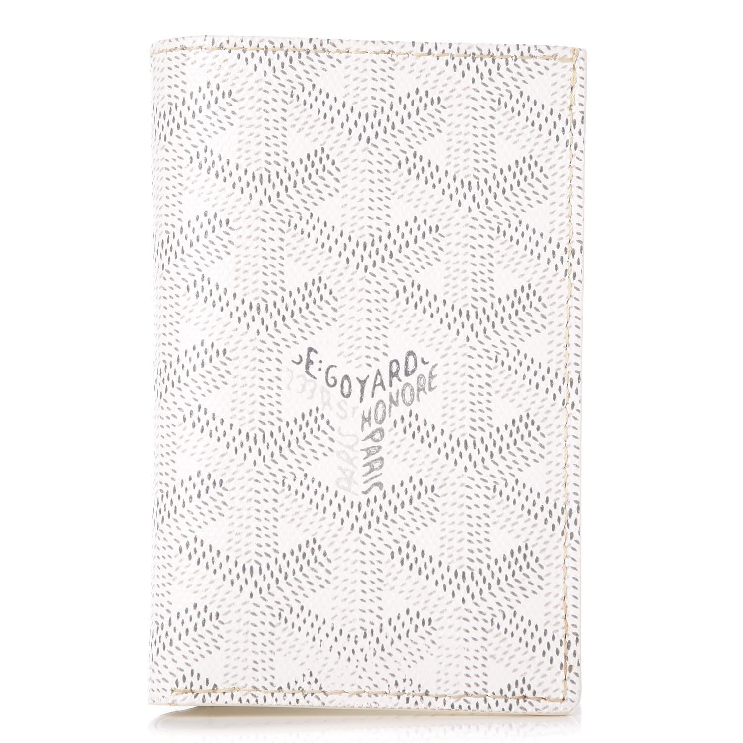 Goyard Chevron Saint Pierre Card Holder White 1 of 7