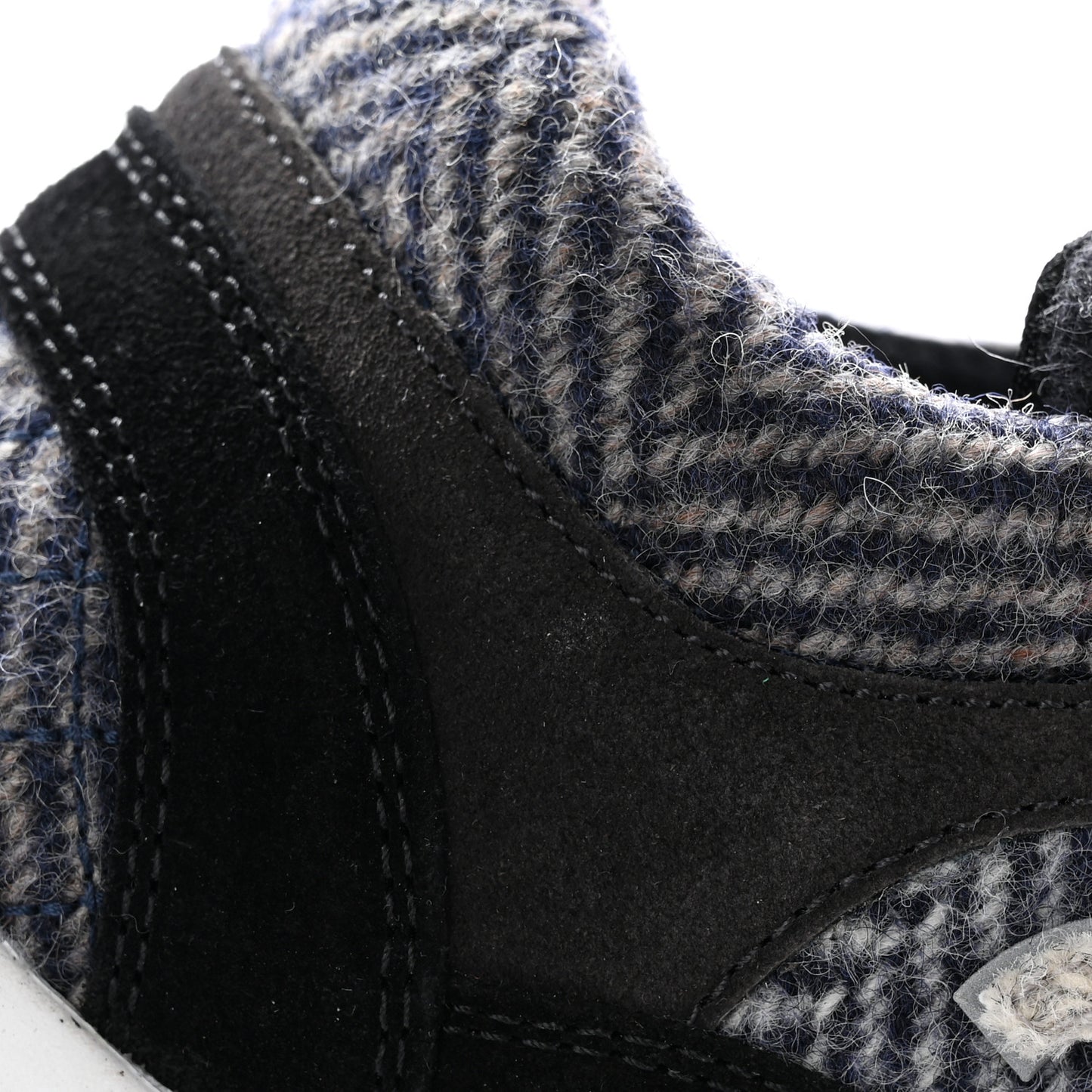 Tweed Suede Womens CC Sneakers 36 Black Grey