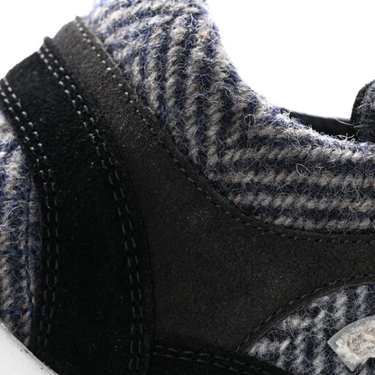 Chanel Tweed Suede Womens CC Sneakers 36 Black Grey 15 of 16