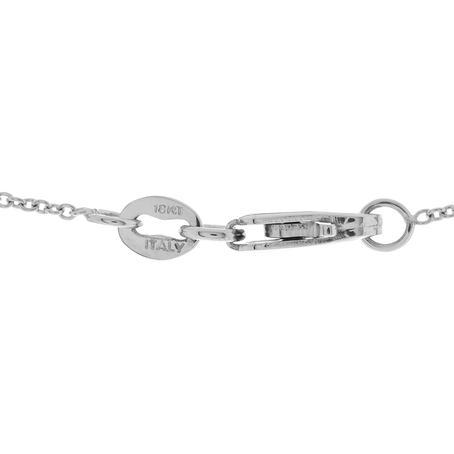 Roberto Coin 18K White Gold Diamond Tiny Treasures Star Pendant Necklace 4 of 5