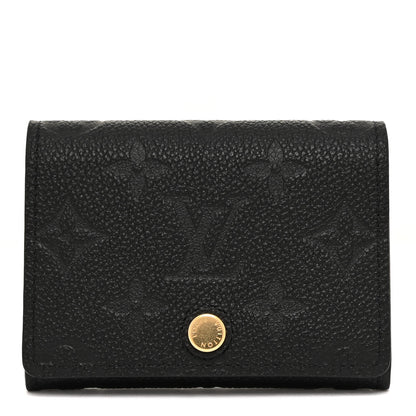 Louis Vuitton Empreinte Business Card Holder Black 1 of 10