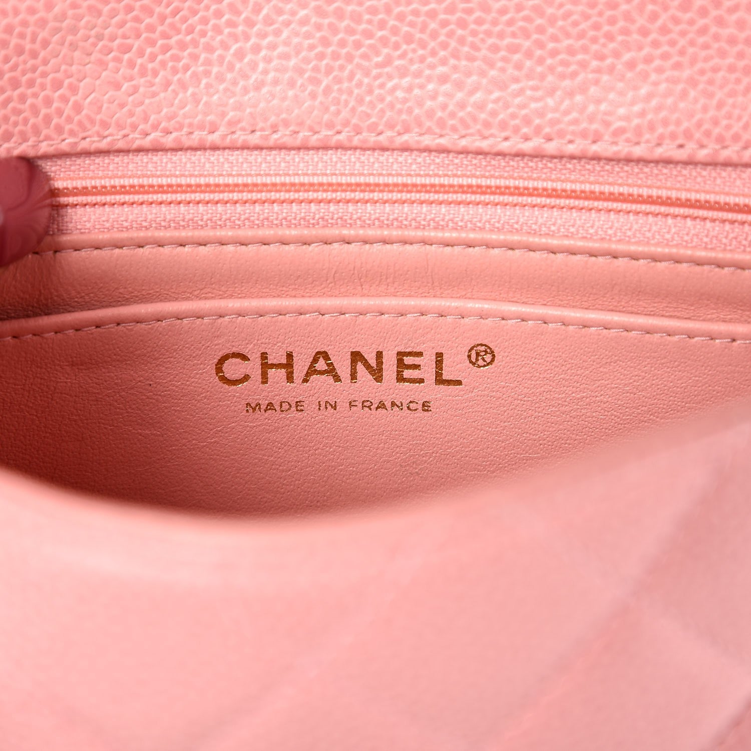 Chanel Caviar Quilted Mini Square Flap Pink 6 of 8
