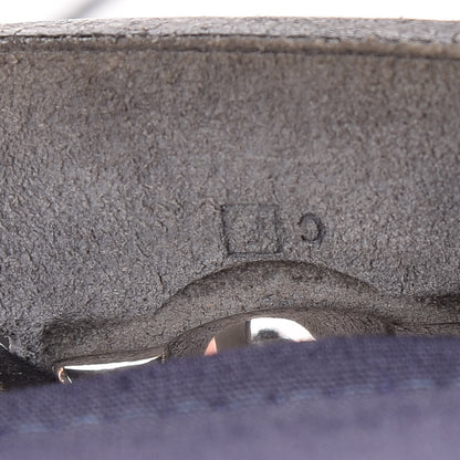 Hermes Toile Vache Calfskin Herbag 30 PM Navy Bleu Natural 7 of 20