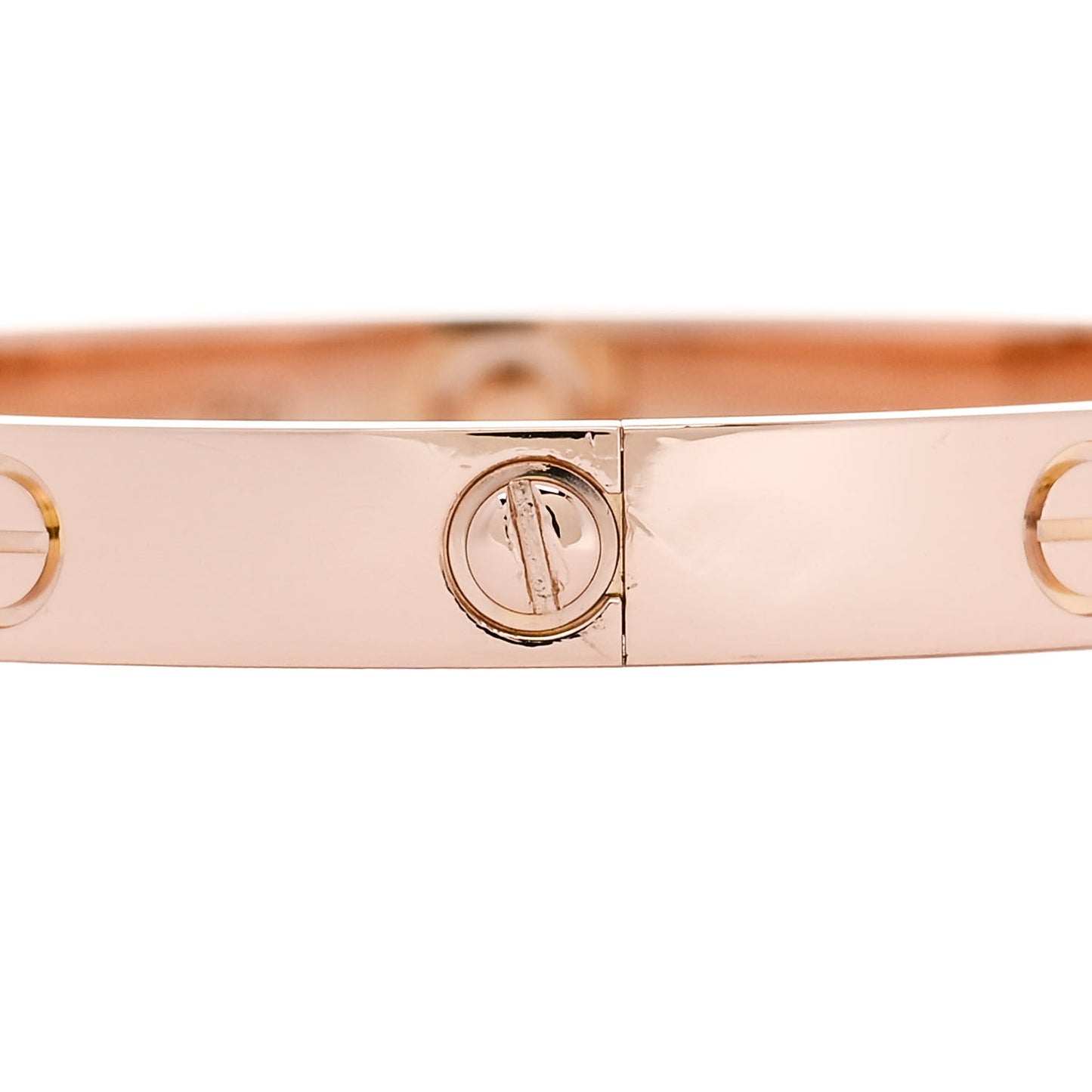 18K Pink Gold LOVE Bracelet 17