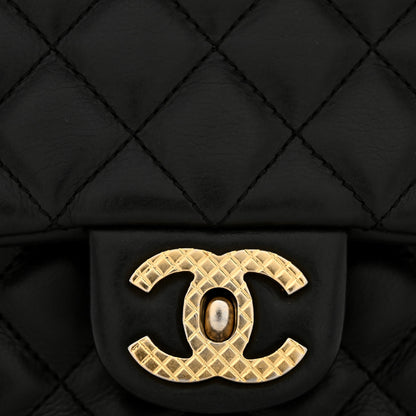 Chanel Calfskin Quilted Rock The Corner Flap Black 12 of 12