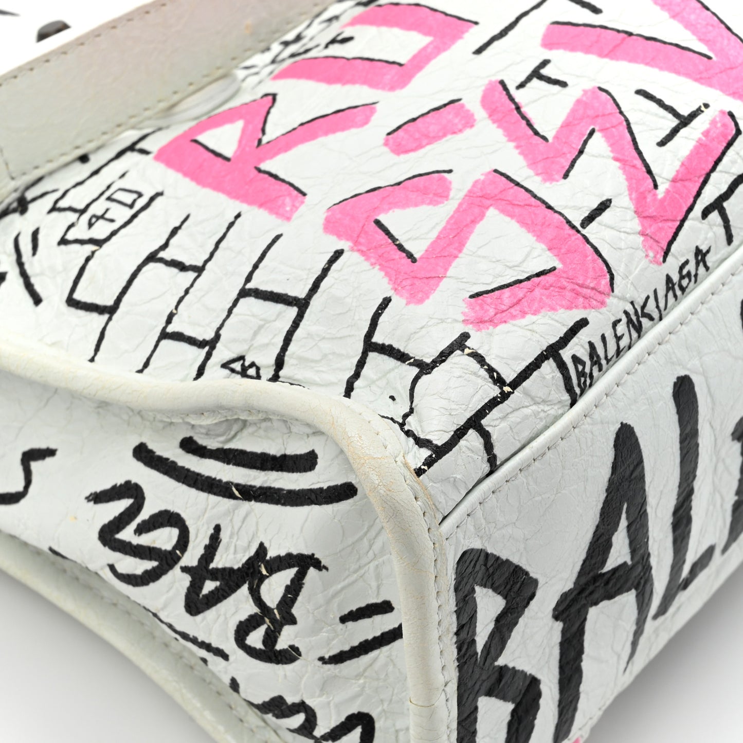 Agneau Graffiti All Over Classic Hardware S City White Multicolor