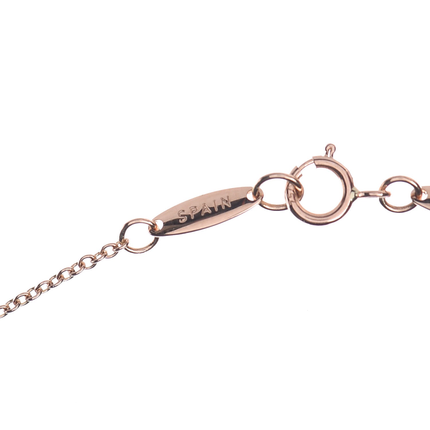 Tiffany 18K Rose Gold Diamond .05ct Elsa Peretti Diamonds by the Yard Pendant Necklace 6 of 8