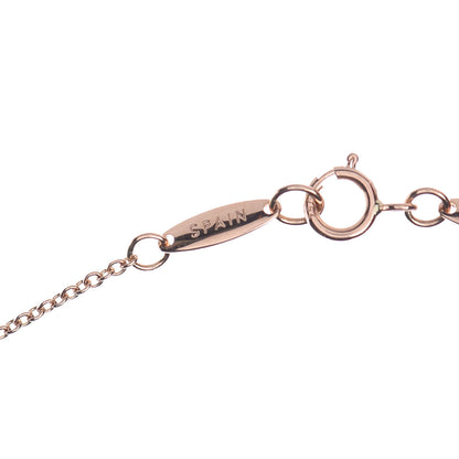 Tiffany 18K Rose Gold Diamond .05ct Elsa Peretti Diamonds by the Yard Pendant Necklace 6 of 8