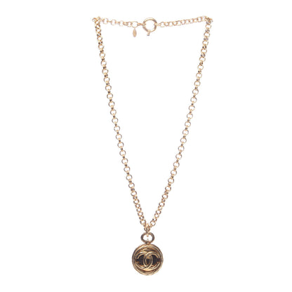Chanel CC Mirror Long Necklace Gold 3 of 6