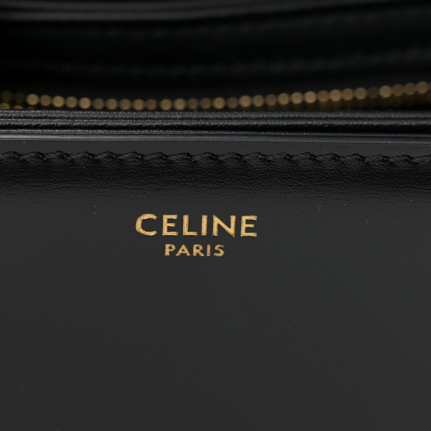 Shiny Calfskin Teen Triomphe Black