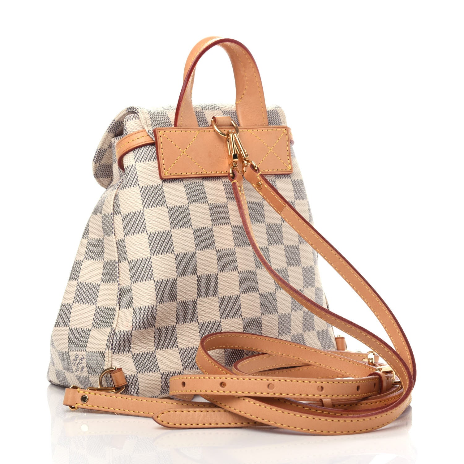 Louis Vuitton Damier Azur Sperone BB Backpack 2 of 7