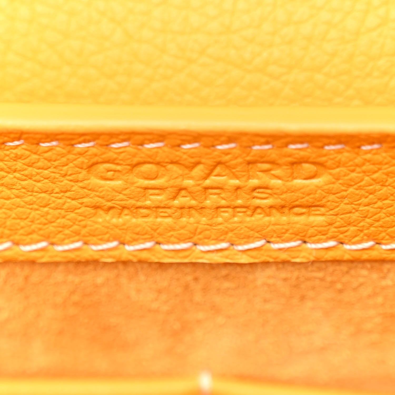 Goyard Goyardine 233 PM Shoulder Bag Yellow 6 of 9