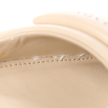 Prada Spazzolato Triangle Logo Pointed Toe 45mm Slingback Pumps 36 Deserto 13 of 15