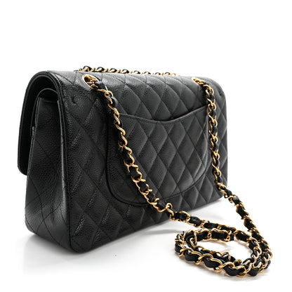 Chanel Caviar Quilted Medium Double Flap Black 3 of 11