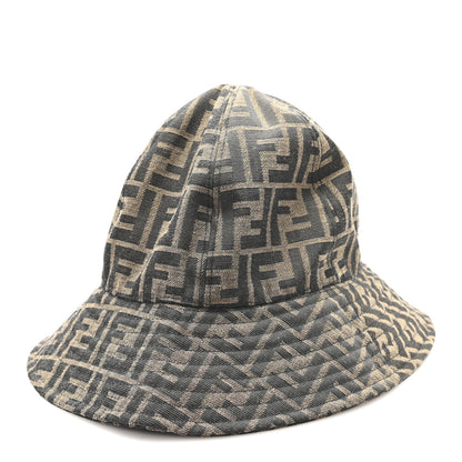 Fendi Technical Fabric FF Bucket Hat M Tobacco 1 of 9