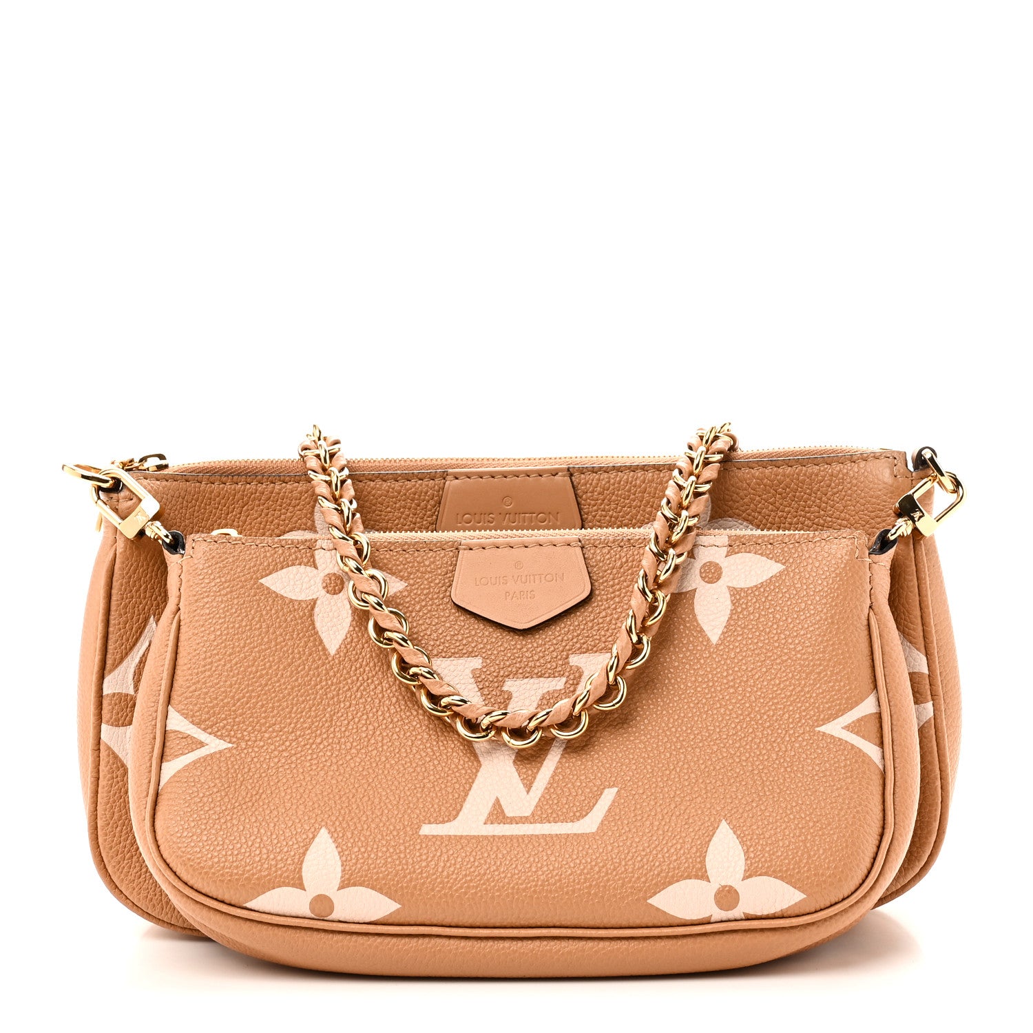 Louis Vuitton Empreinte Monogram Giant Multi Pochette Accessories Arizona Creme 1 of 10
