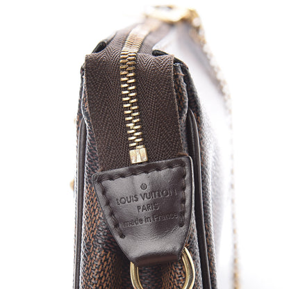 Louis Vuitton Damier Ebene Eva Clutch 6 of 17