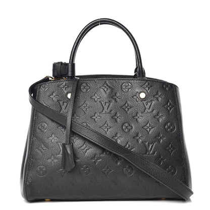 Louis Vuitton Empreinte Montaigne MM Black 1 of 17