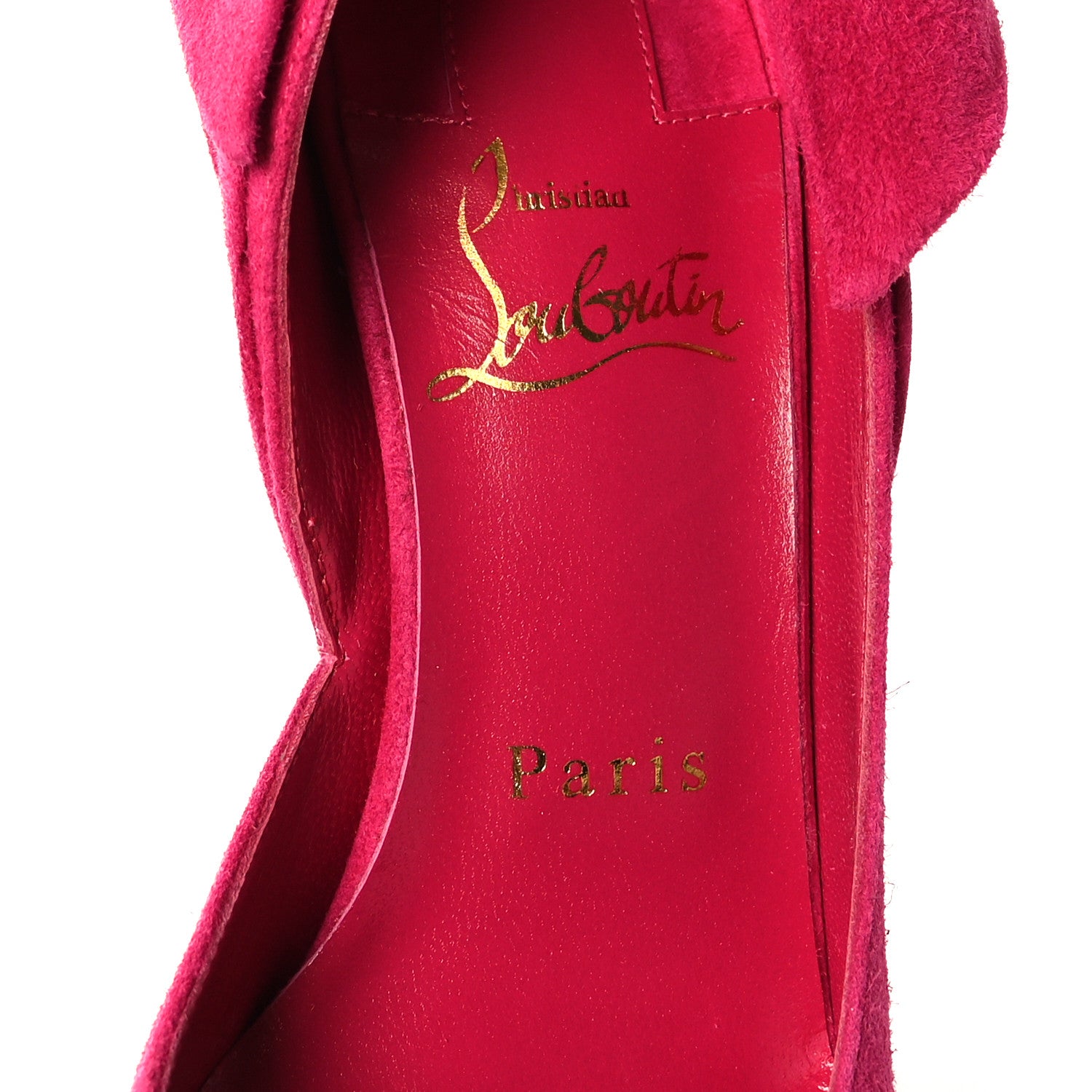Christian Louboutin Suede Rabakate 100 Pumps 35.5 Bomba 7 of 8