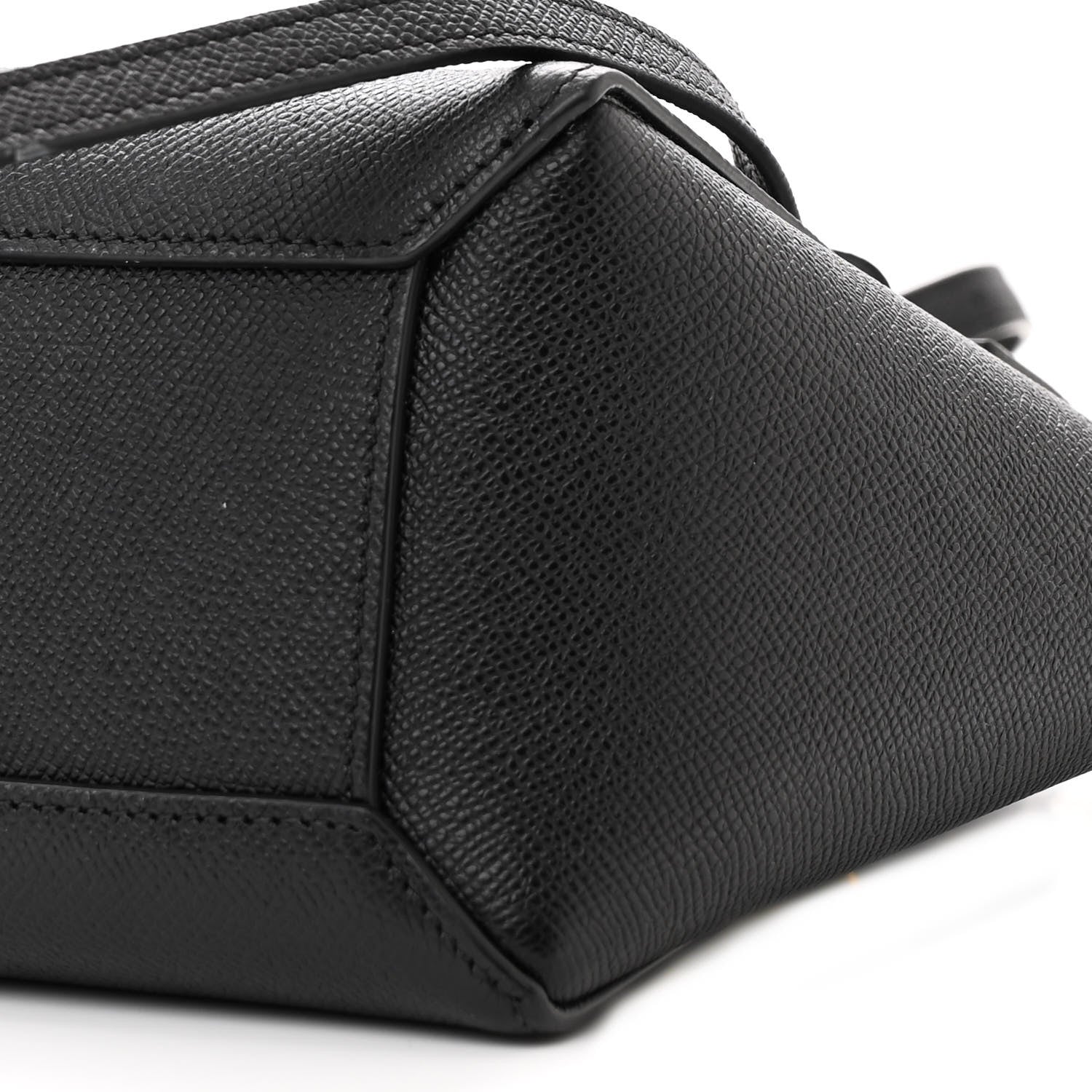 Celine Grained Calfskin Nano Belt Bag Black 10 of 16
