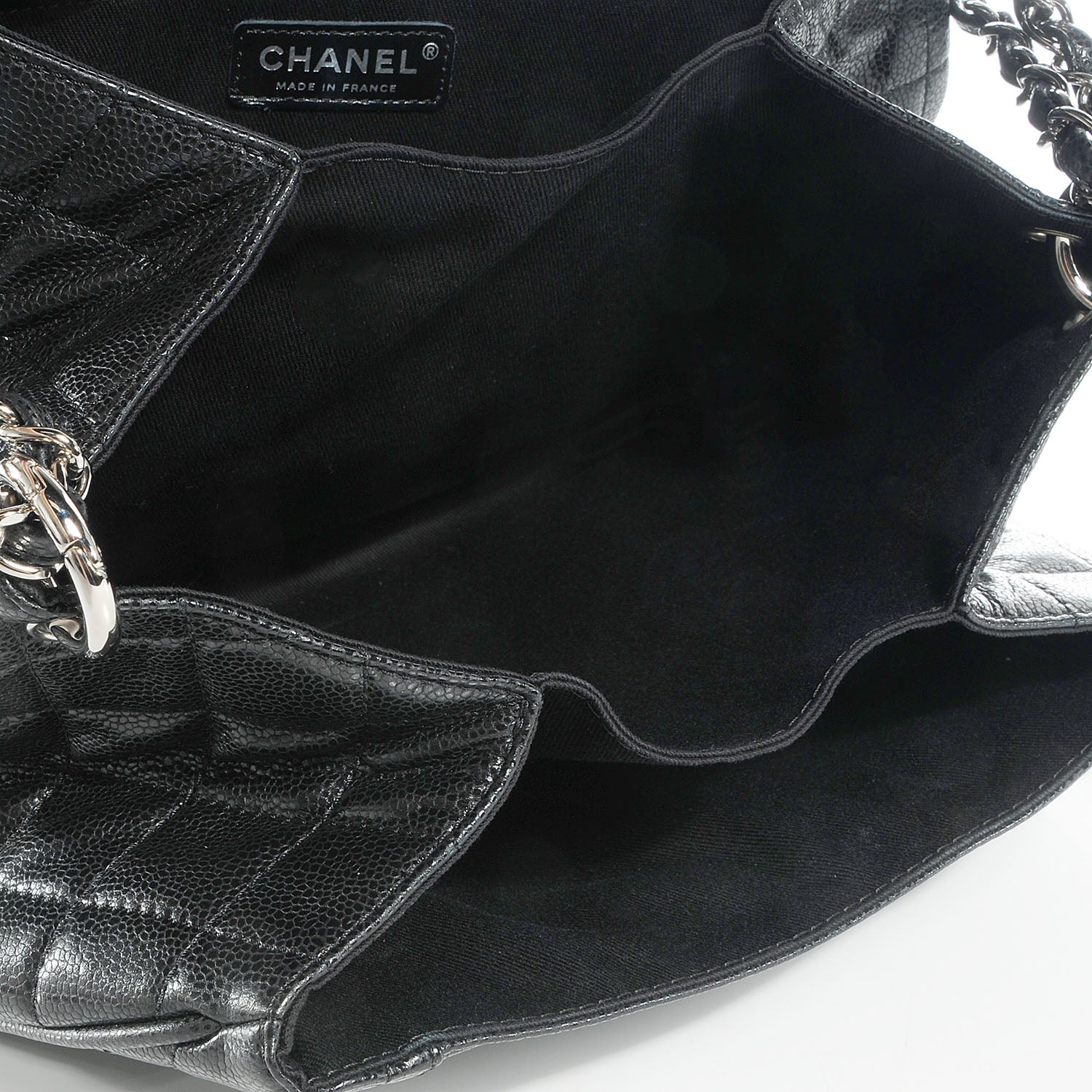 Chanel Caviar Quilted Timeless Accordion Flap Black 5 of 7