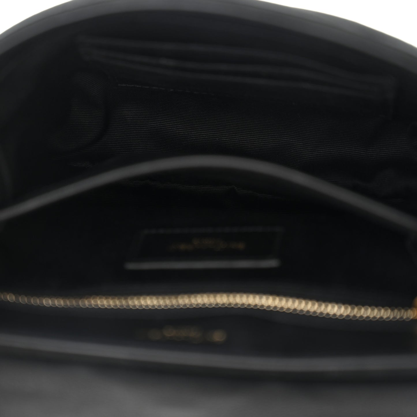 Suede Y Quilted Monogram Toy Loulou Crossbody Bag Black