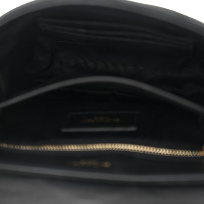 Saint Laurent Suede Y Quilted Monogram Toy Loulou Crossbody Bag Black 6 of 11