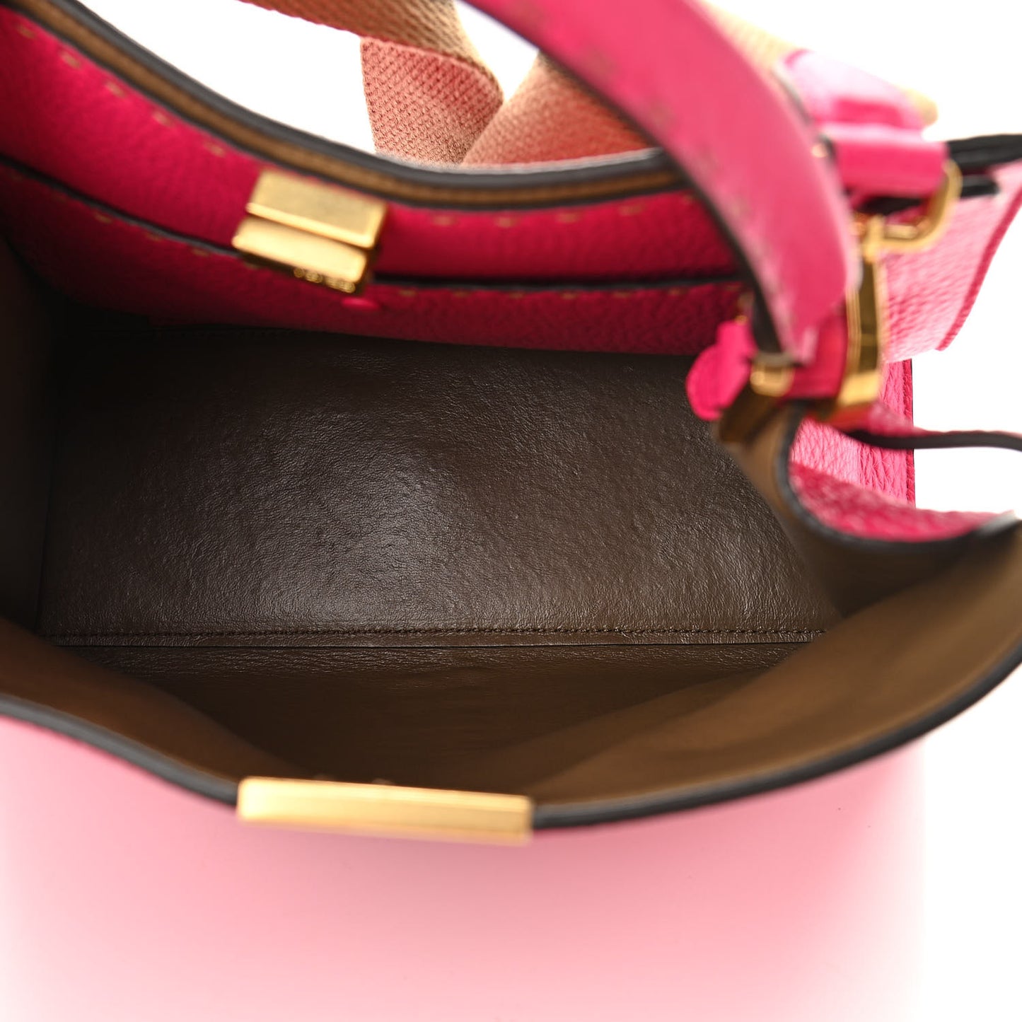 Cuoio Romano Selleria Medium Peekaboo X-Lite Fuxia