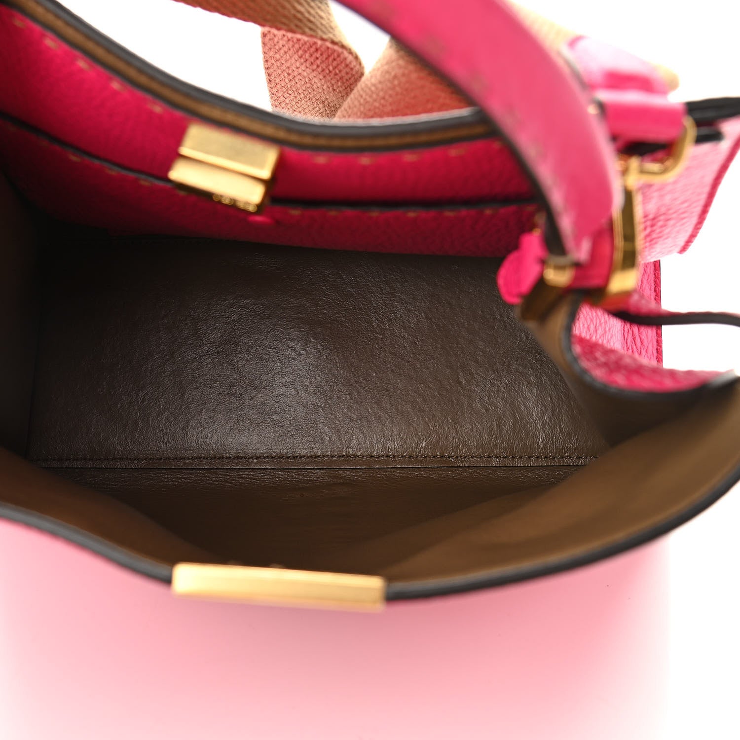 Fendi Cuoio Romano Selleria Medium Peekaboo X-Lite Fuxia 4 of 9