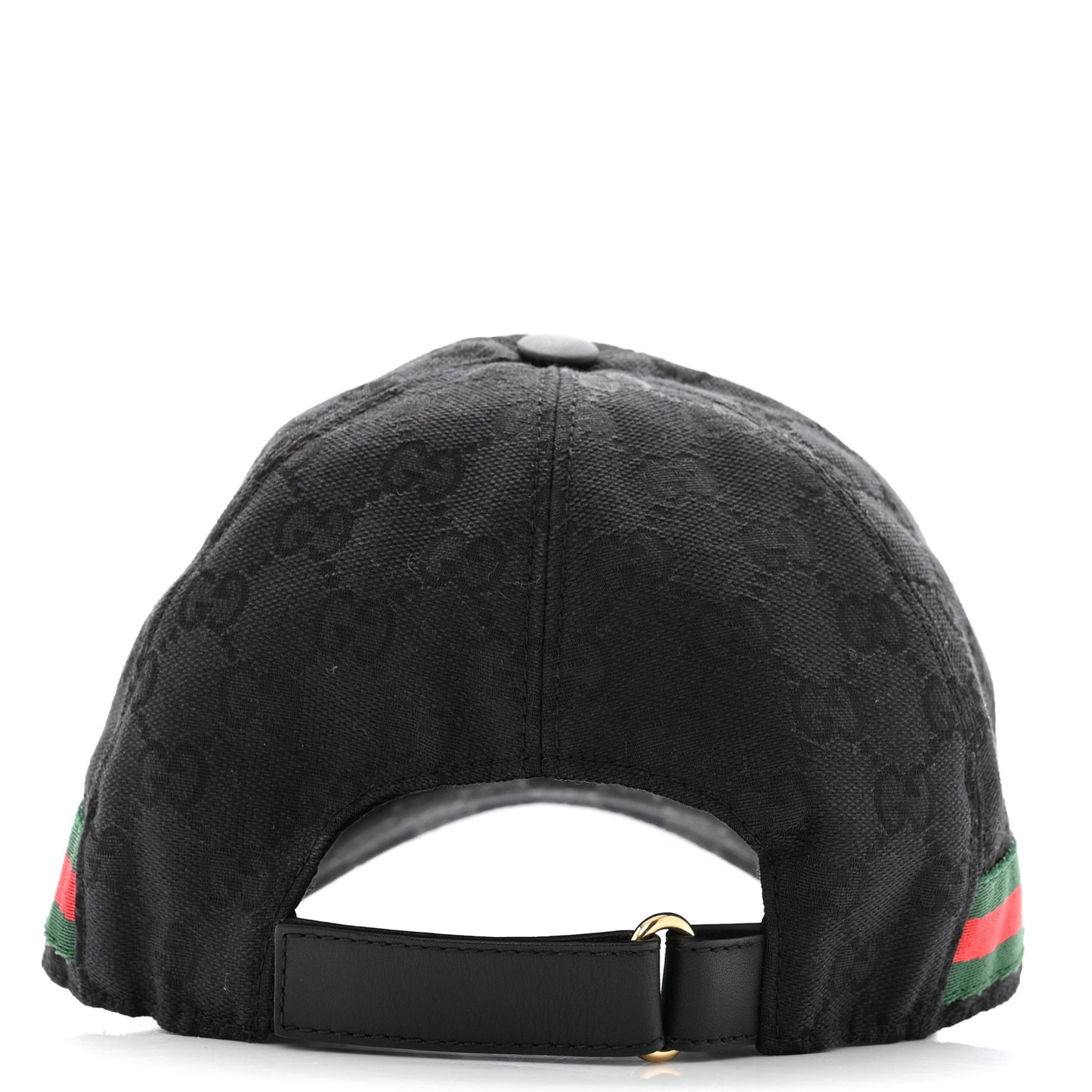 Monogram Web Baseball Hat XL Black