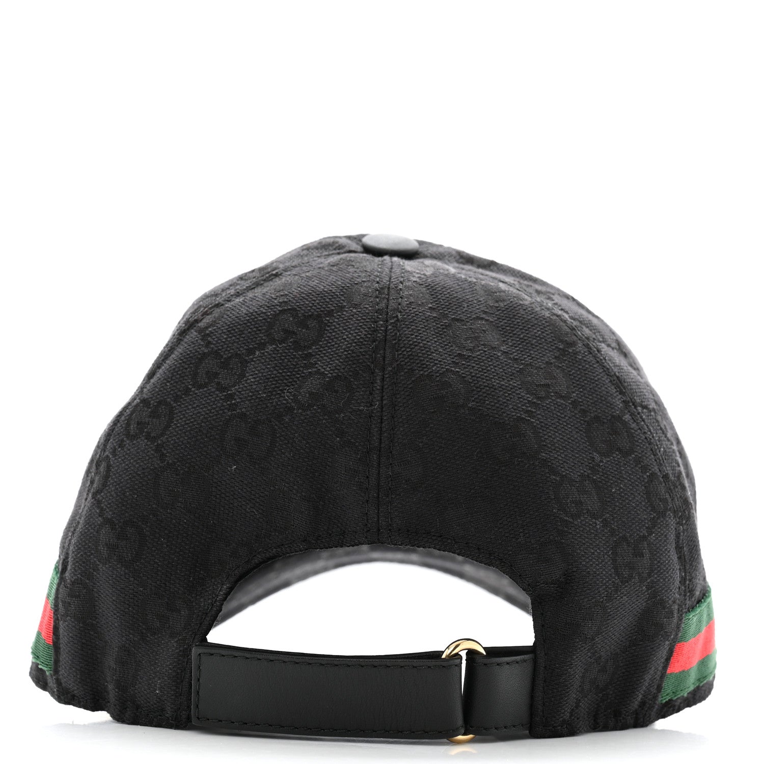 Gucci Monogram Web Baseball Hat XL Black 6 of 11