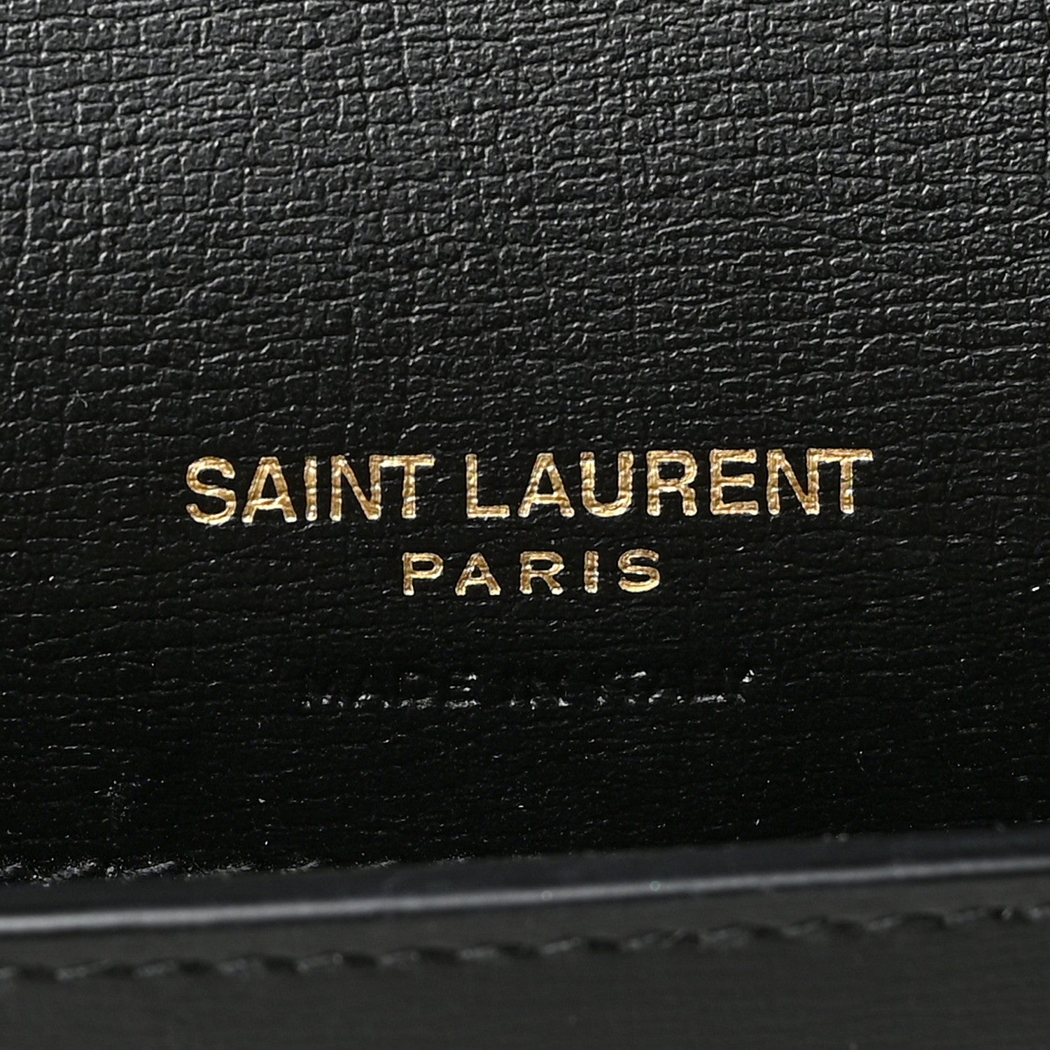 Saint Laurent Smooth Calfskin Monogram Phone Holder Crossbody Black 6 of 8