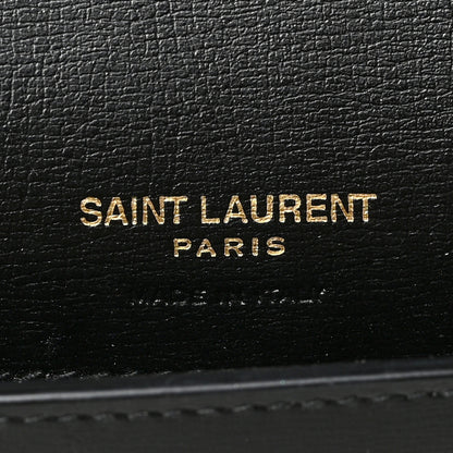 Saint Laurent Smooth Calfskin Monogram Phone Holder Crossbody Black 6 of 8