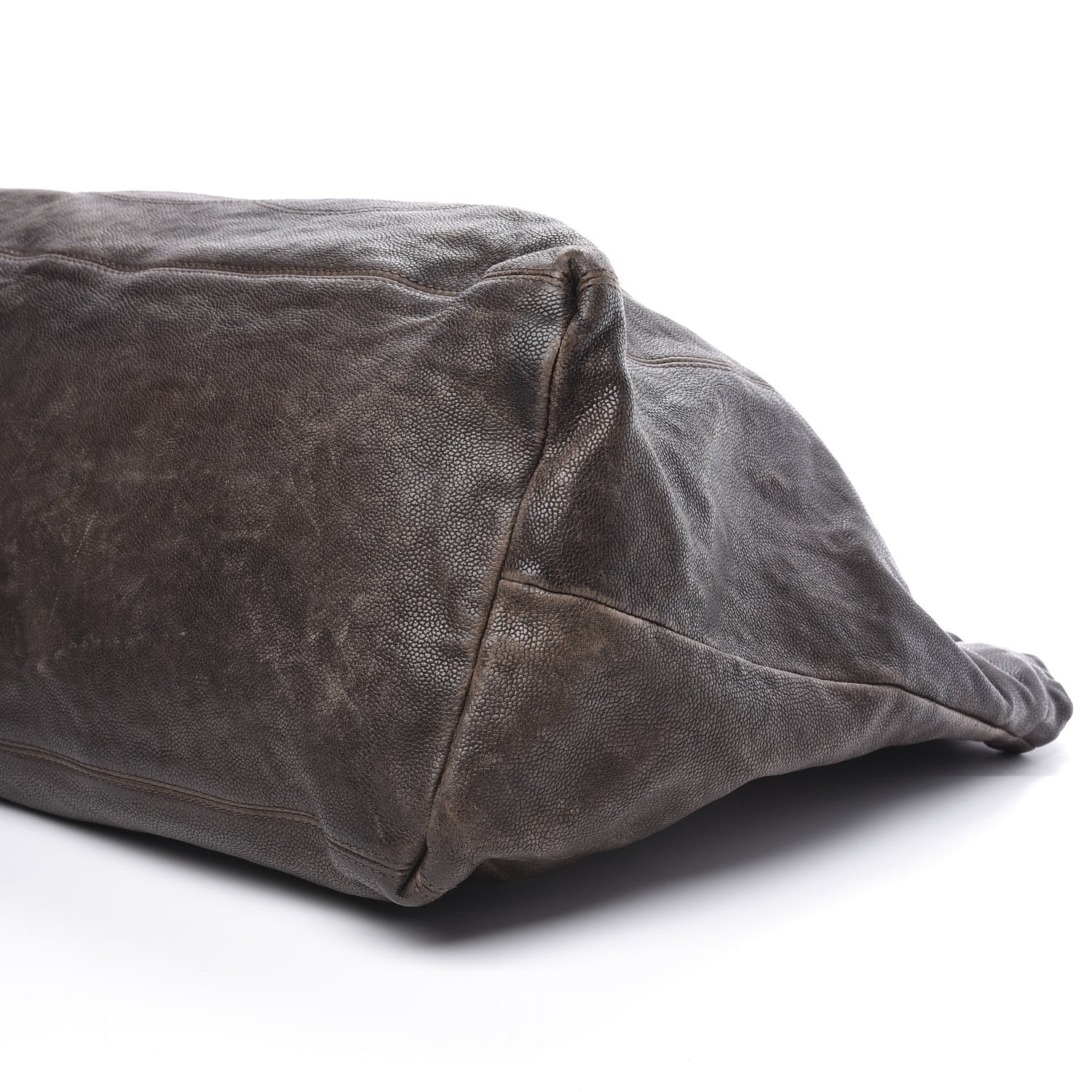 Chanel Distressed Caviar XL Coco Cabas Brown 9 of 14