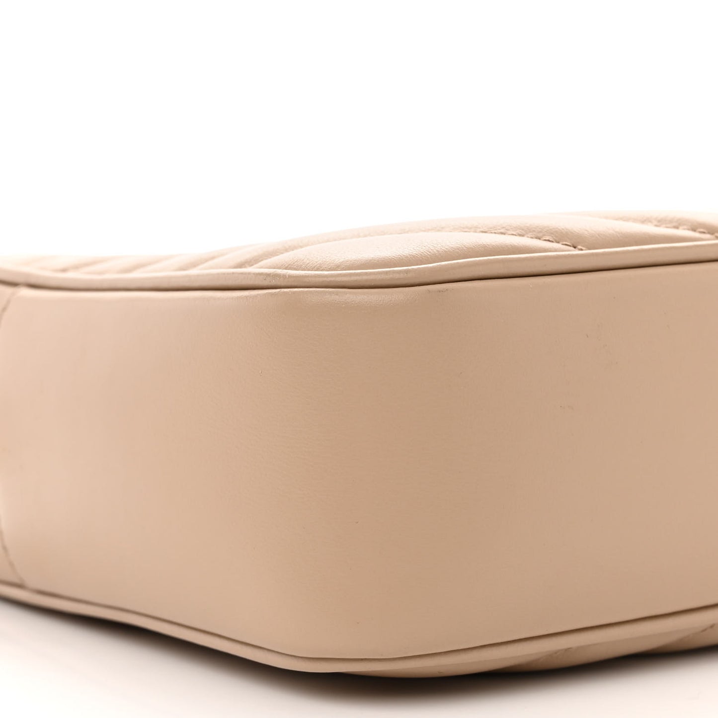 Calfskin Matelasse Monogram Lou Camera Bag Dark Beige