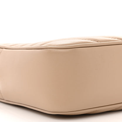 Saint Laurent Calfskin Matelasse Monogram Lou Camera Bag Dark Beige 9 of 17