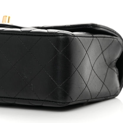 Chanel Lambskin Quilted Mini Rectangular Flap Black 9 of 17
